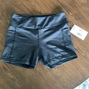Zyia Black Light n Tight Pocket Hustle Shorts